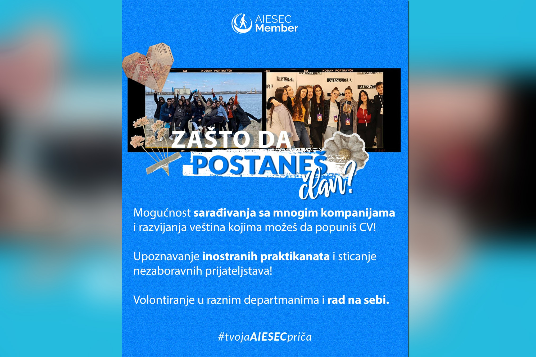 Приjaвe за чланство у AIESEC LK Крaгуjeвaц